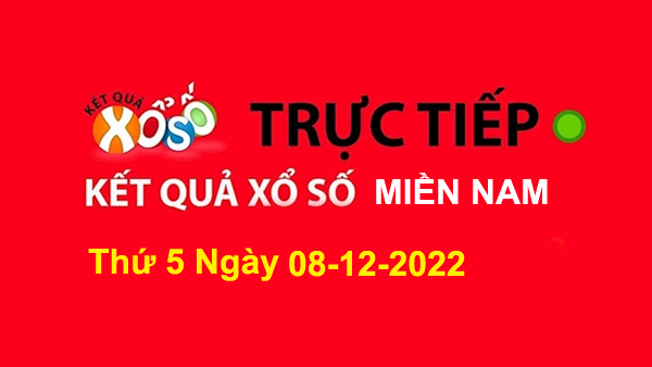 XSMN Thứ 5 - XSMN T5 - Xổ Số Miền Nam Thứ 5 08/12/2022